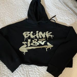 Blink 182 crop sweatshirt from concert!  Size M